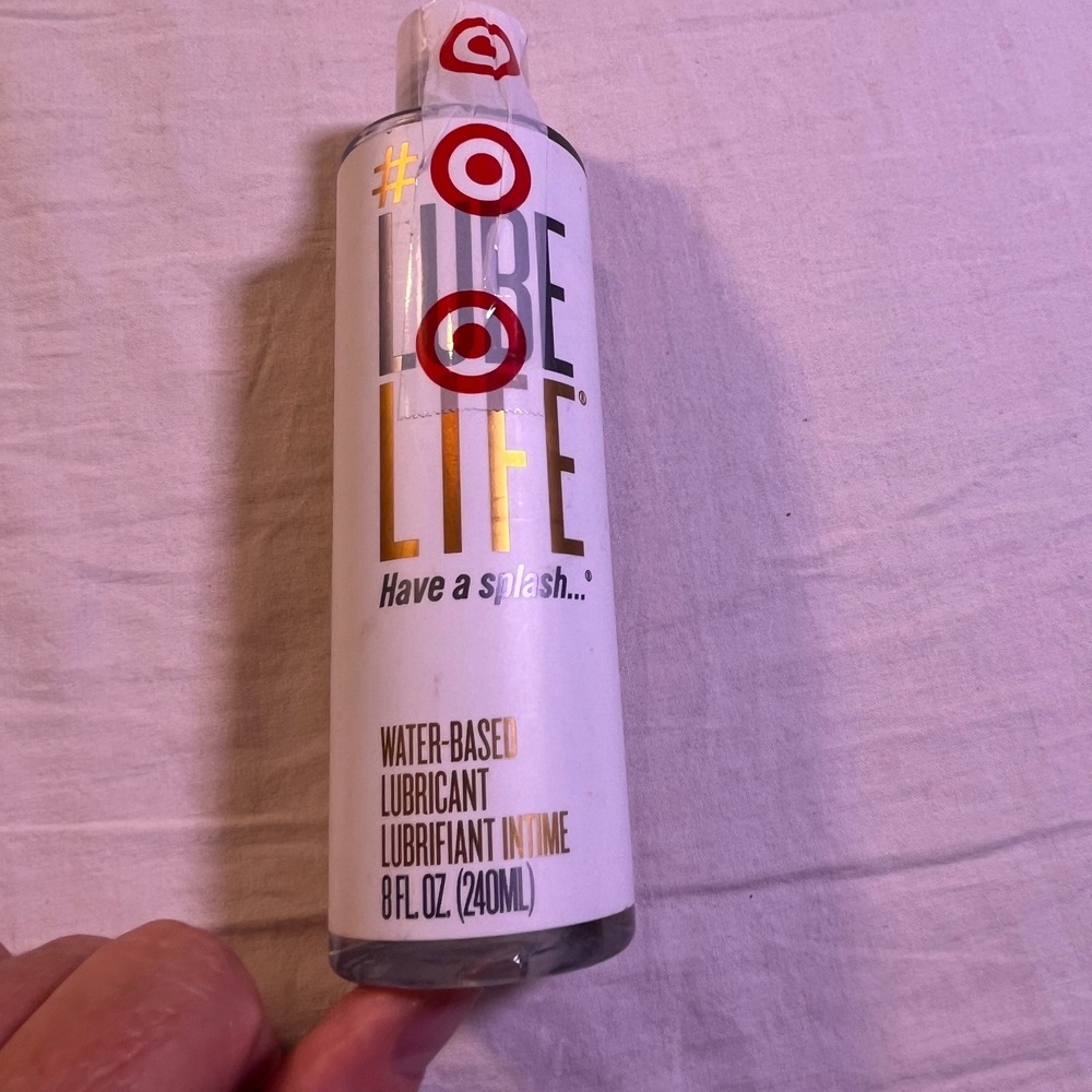 #LubeLife Personal Lubricant Unisex 8oz Clear NEW Water-Based Formula